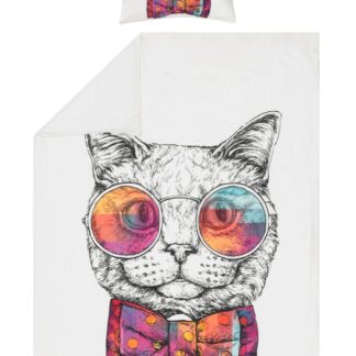 4Living Katti pussilakanasetti 150x210cm+50x60cm monivärinen