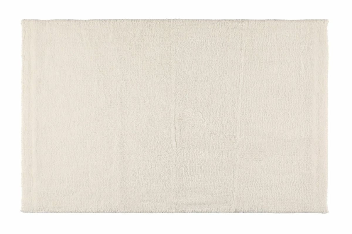 4Living Bamboo kylpyhuonematto 50x80 cm valkoinen