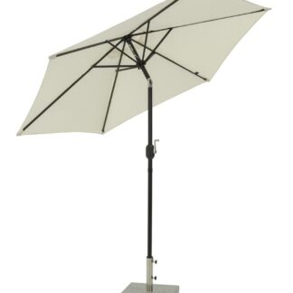 Basic aurinkovarjo 250 cm valkoinen
