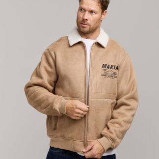 Makia Racing takki - Miehet - Beige