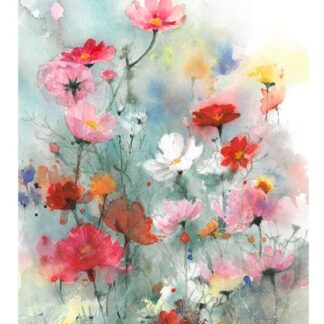 Canvas taulu kukkaniitty 60x80 cm