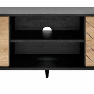 Dumont tv-taso 154x39x50 cm cm tammi/musta