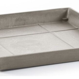 Ecopots Rotterdam aluslautanen 40 cm taupe
