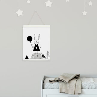 Julistekehys 31 cm valkoinen