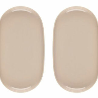 Maku Simple ovaali lautanen 2 kpl 33x18x5,5 cm taupe