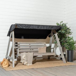 Saaristo pihakeinu katoksella vaaleanharmaa