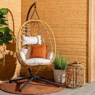 Skara riipputuoli telineellä luonnonväri