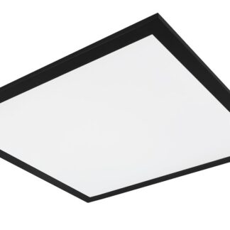 Trio Alpha LED katto-/seinävalaisin 45x45 cm mattamusta