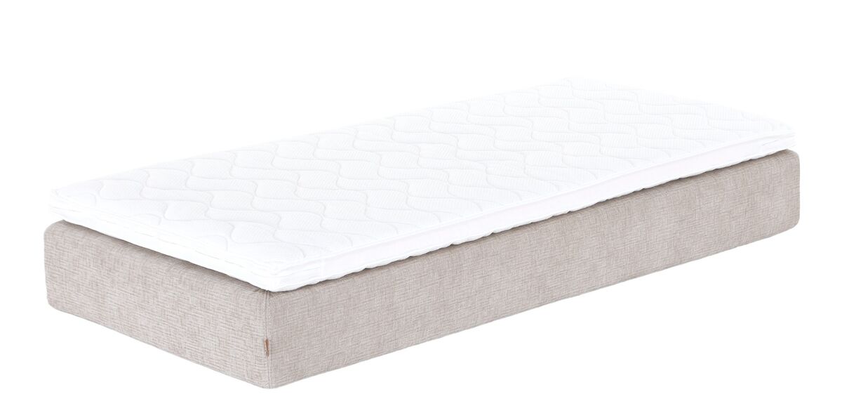 Unia Luxus patjapaketti 80x200 pocket M, Memory medium, hiekka Omega 08