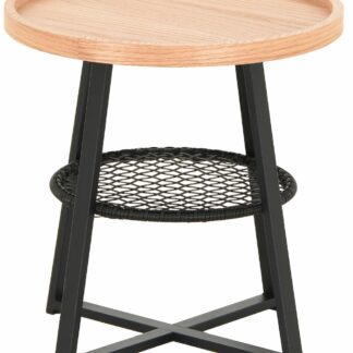Hilla sivupöytä 50 cm tammi/musta