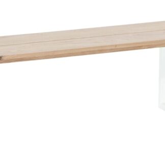 Manner tammi penkki 115x35,5 cm lakattu tammi/valkoinen