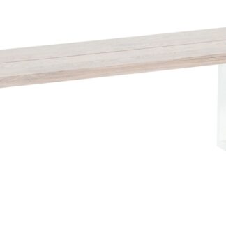 Manner tammi penkki 115x35,5 cm valkolakattu tammi/valkoinen