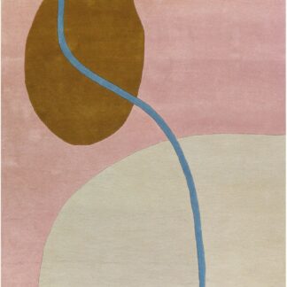 Finarte Ruukku villamatto 160x230 cm vaaleanpunainen