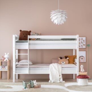 Nukkumatti kerrossänky 80x200 cm kuultovalkoinen uusi