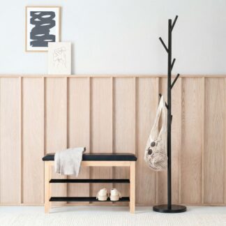 Oksa pystynaulakko musta