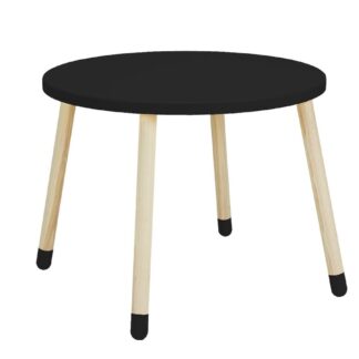 Onni lastenpöytä Ø60cm, musta