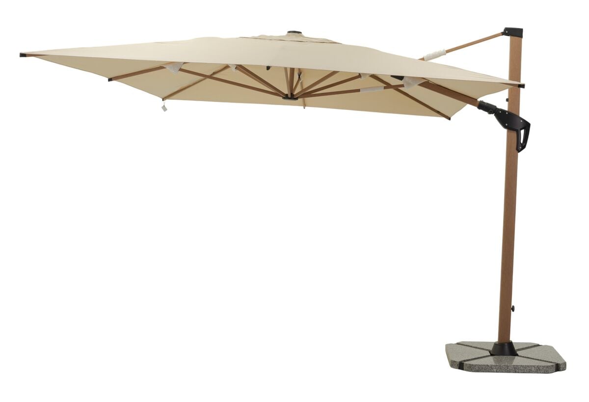 Premium sivuvarjo 300x400 cm beige/ tiikki