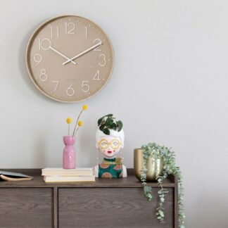 Teo seinäkello 50 cm taupe