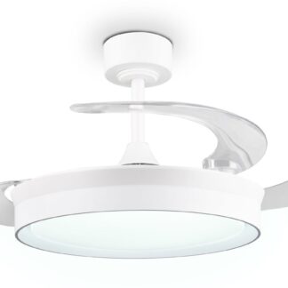 Trio Kerava LED tuuletin kattovalaisin valkoinen