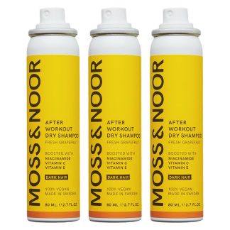 Moss & Noor After Workout Dry Shampoo Pocket Size 3 x 80 ml – Dar