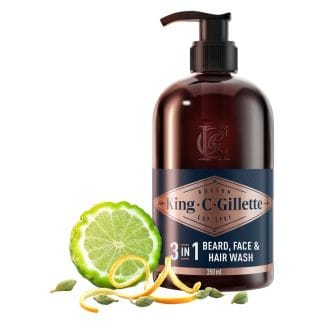King C Gillette 3-In-1 Beard Wash 350ml
