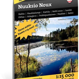 Calazo Nuuksio Noux Tyvek suomen retkeilykartta
