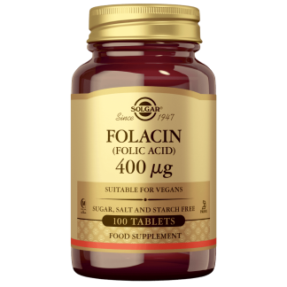 Solgar Foolihappo (Folic Acid) 400 µg 100 tabl 100 tabl