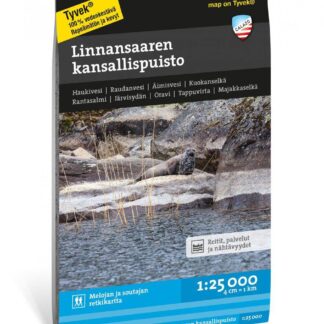Calazo Linnansaaren Kansallispuisto Tyvek kartta.suomi