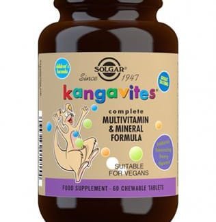 Solgar Kangavites® Bouncing Berry (lapsille, marjanmakuinen) 60 tabl 60 tabl