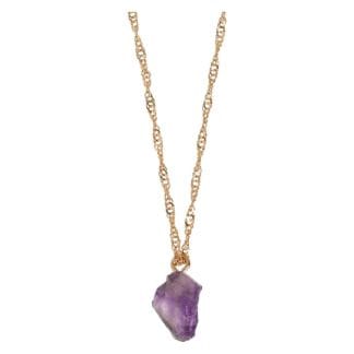 Timi Of Sweden Stay Cool Amethyst Necklace Gold