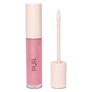 PÜR Glossy Lip Tint Plumping Tinted Lip Oil Strawberry Sorbet 34g