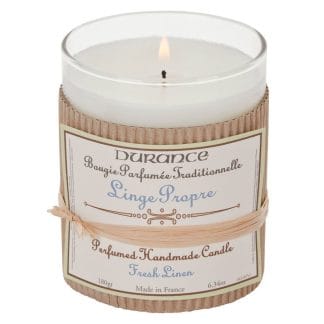Durance Perfumed Candle – 180 g Fresh Linen