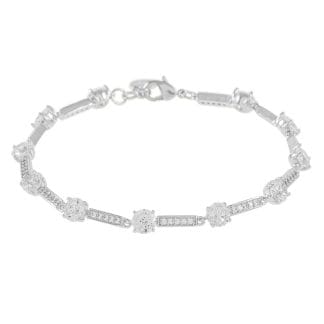 SNÖ of Sweden Chicago Bracelet Silver/Clear Onesize