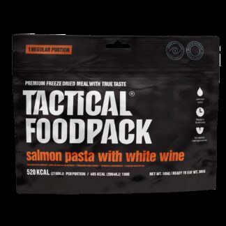 Tactical Foodpack Salmon Pasta With White Wine annos