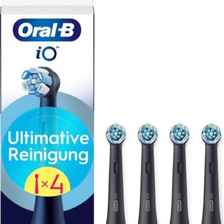Oral-B iO Ultimate Clean -hammasharjan päät - musta - 4 kpl