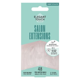 Elegant Touch Salon Extension Short Stiletto 48 kpl