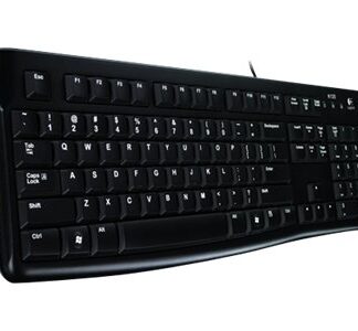 Logitech Keyboard K120 for Business, Täysikokoinen (100 %), Langallinen, USB, Musta