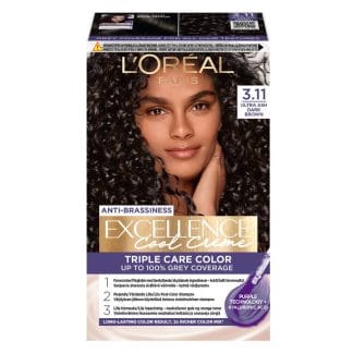 L'Oréal Paris Excellence Cool Crème – 3.11 Ultra Ash Dark Brown