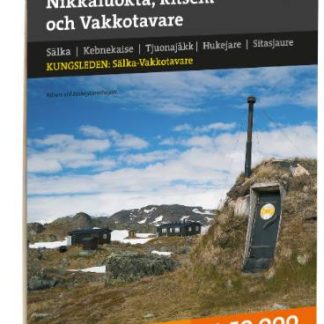 Calazo Nikkaluokta, Ritsem, Vakkotavare Tyvek retkeilykartta