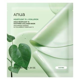 Anua Heartleaf 70 Soothing Collagen Mask 4pk