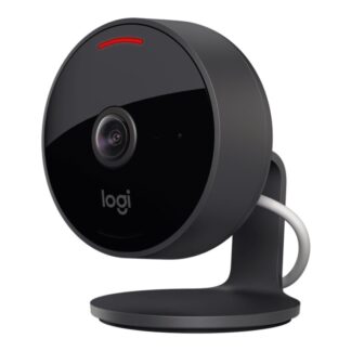Logitech Circle View, IP-turvakamera, Sisätila ja ulkotila, Langaton, Pöytä/Seinä, Grafiitti, Bullet