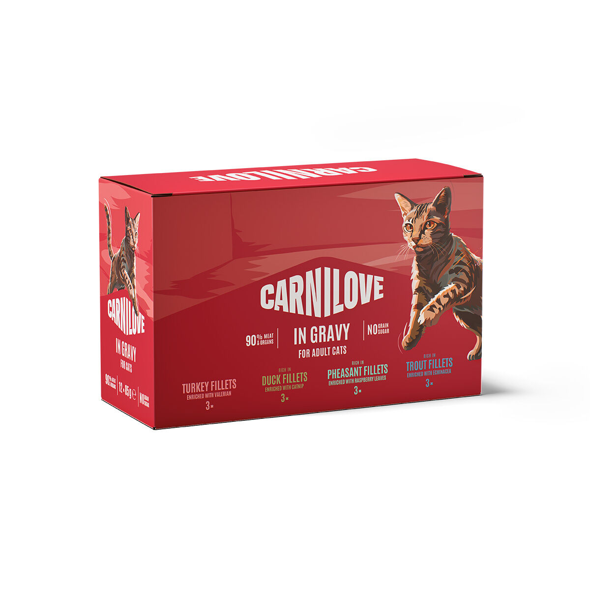 Carnilove Cat gravy rich multipack 12 x 85 g