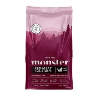 Monster Dog GF Adult Red Meat Small Bites