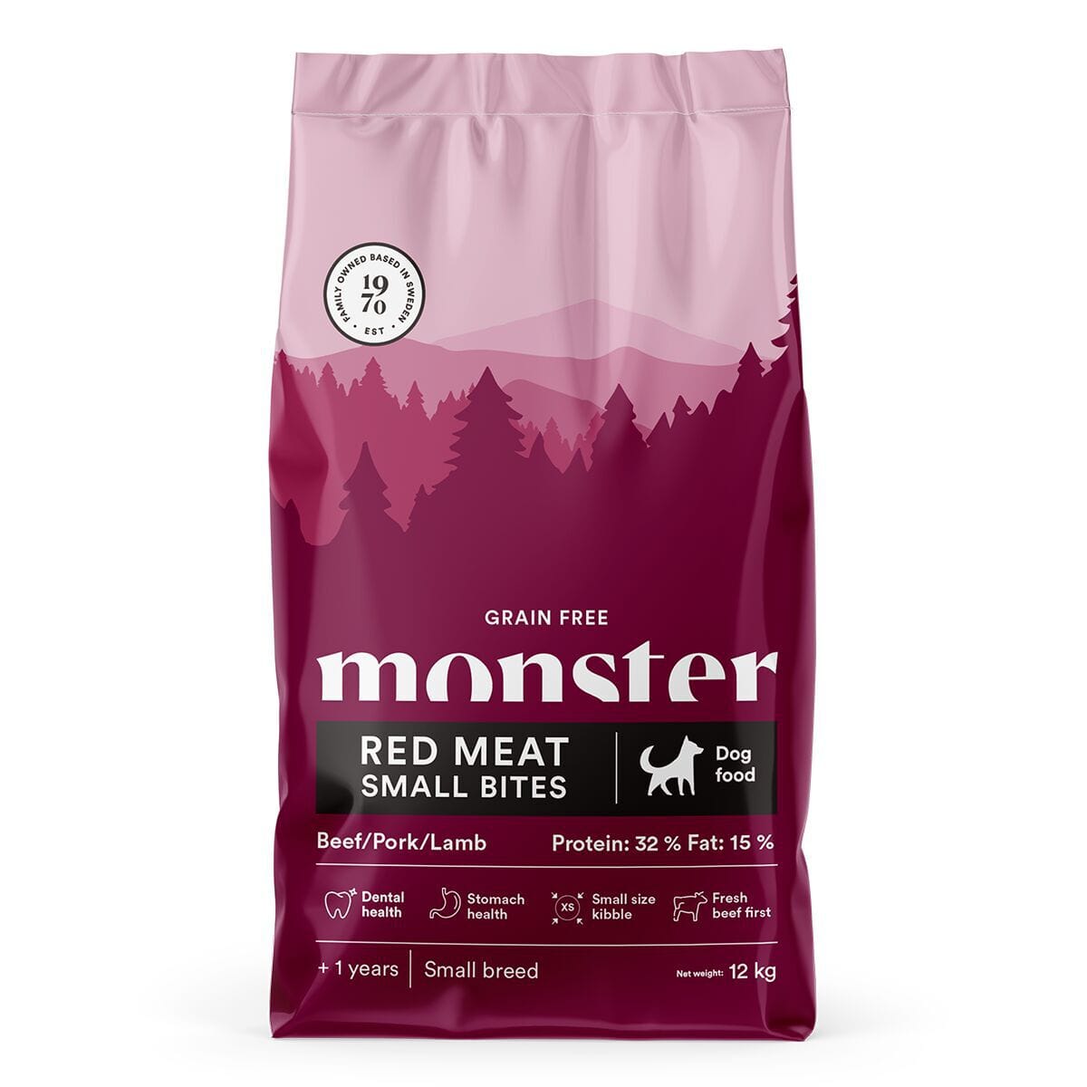 Monster Dog GF Adult Red Meat Small Bites