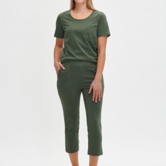 Nanso BASIC 7/8-leggingsit - tummanvihreä
