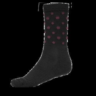 Icebug Active Merino Sock - Spots Black/Hibiscus