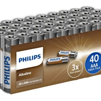 Philips AAA alkaliparistot - 40 kpl