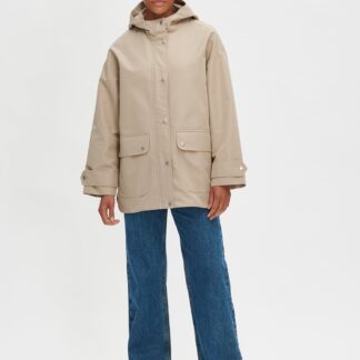 Nanso SAIJA lyhyt parkatakki - beige