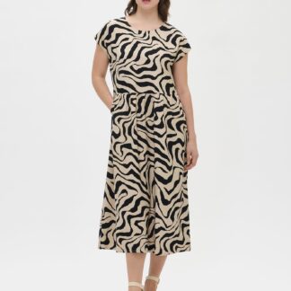 Nanso SAVANNA pitkä kangasmekko - beige