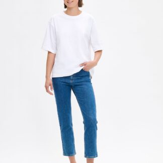 Nanso CROPPED KAPEE farkut - sininen